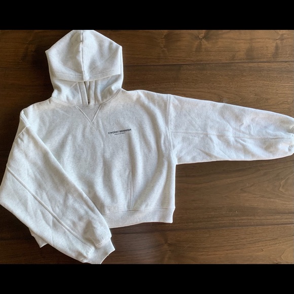 CROPPED HOODIE - Picture 2 of 4